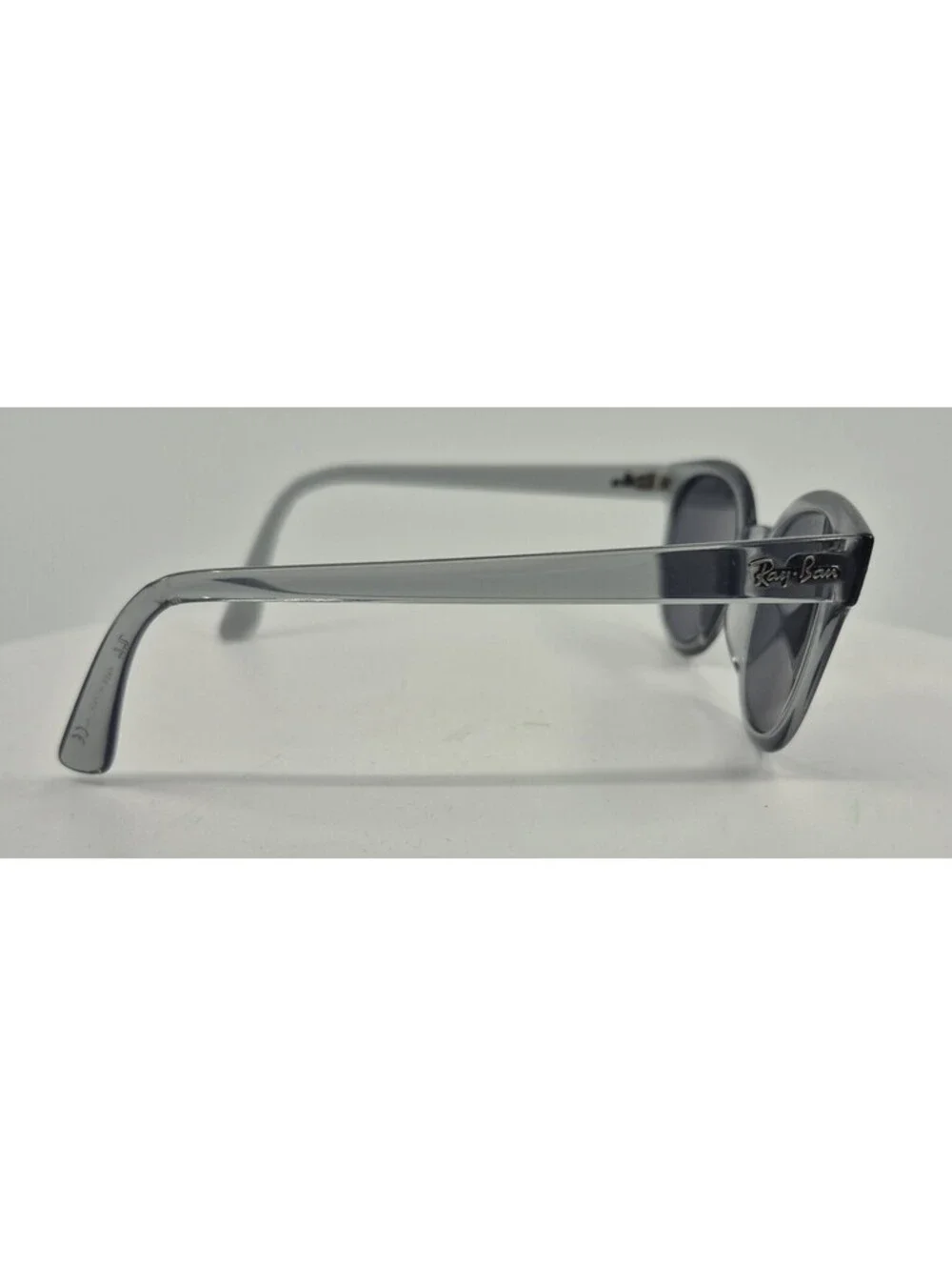 RAY BAN RB 4324 64504E Eyeglasses Polished Transparent Grey 50-21-150 2N